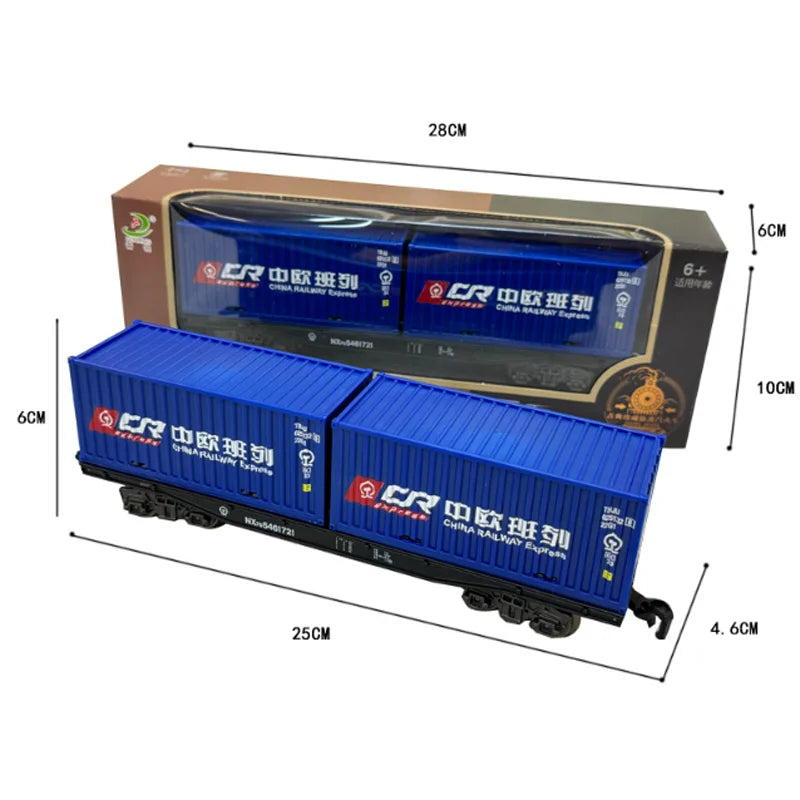 Vintage Steam Train Track Accessories Simulation Electric Train Model Retro Track Train Boy Toys Gift For Kids