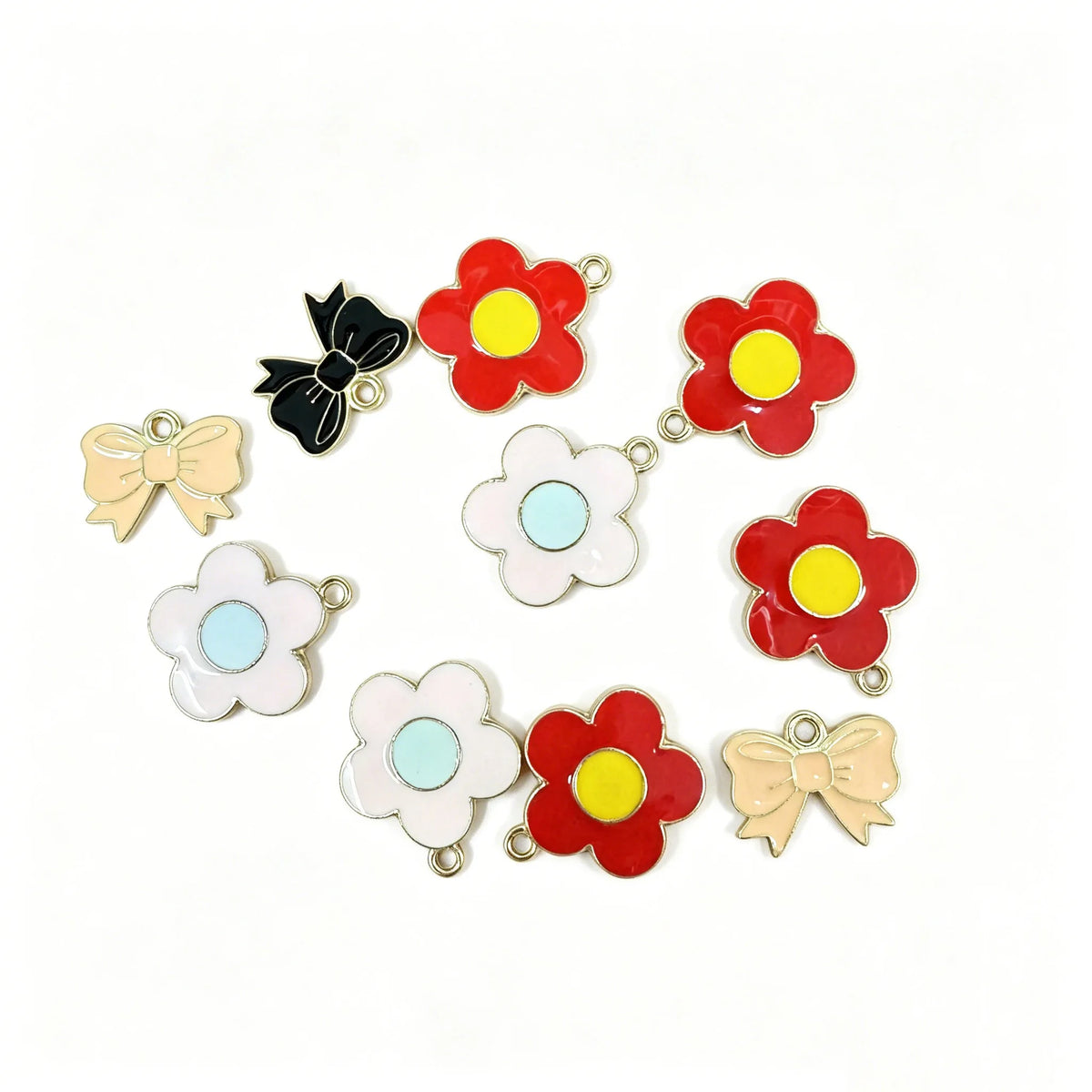 10/20Pcs Harry Potter‌ Anime DIY Hand Making Alloy Keychain Backpack Handmade Keychain Accessories Cute Keyring Gift for Fans