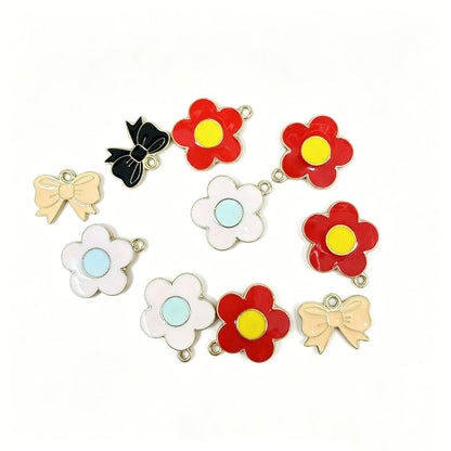 10/20Pcs Harry Potter‌ Anime DIY Hand Making Alloy Keychain Backpack Handmade Keychain Accessories Cute Keyring Gift for Fans