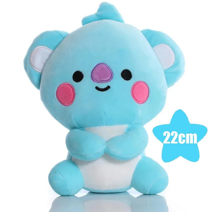 Plush Toy Tata Koay Shooky Mang Cooky Cartoon Animal Backpack Key Mobile Phone Pendant Office Relaxation Toys Friend Gift