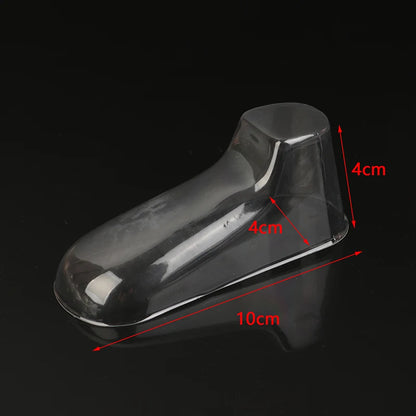 10PCS Clear PVC Child Booties Showcase Support Frame Feet Plastic Shoe Mold Baby Shoe Stretcher Socks Display Stand