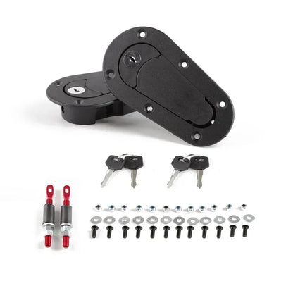 Front Hood Engine Bonnet Pin Latch Lock Universal For Racing Car Safety Protection with Lock keys Kit Refitting