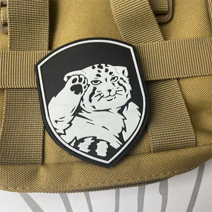Manul Manulization PVC Hook and Loop Patches Tactical Morale Badge Military Armband Backpack Stickers