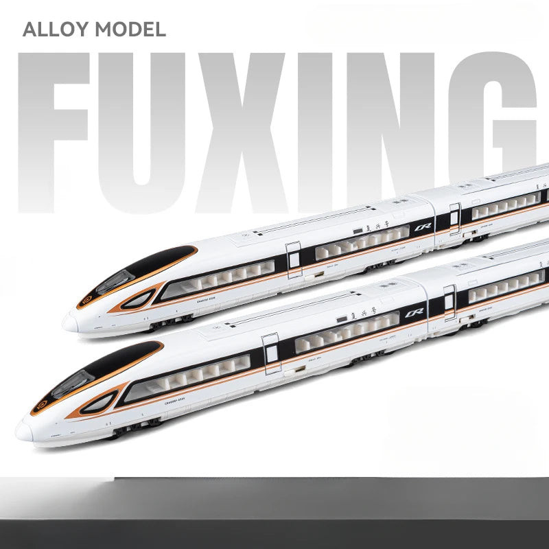 1/87 High Speed Railway Alloy Train Models Car Toys Magnetic Connect Doors Opened Train Model For Hobbyists Hobby Collections