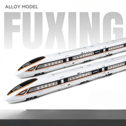 1/87 High Speed Railway Alloy Train Models Car Toys Magnetic Connect Doors Opened Train Model For Hobbyists Hobby Collections