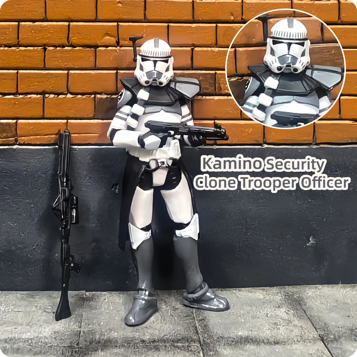 Star Wars 3.75 Inch Trooper 1/18 Shock Coruscant Guard Kamino Clone Sergeant Hound Fox Action Figure Toys Model Loose