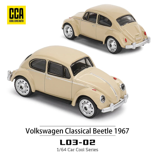 CCA 1:64 1:54~72 Multiple styles Volkswagen Classical Beetle 1967 classic static alloy die-casting car model collection gift toy