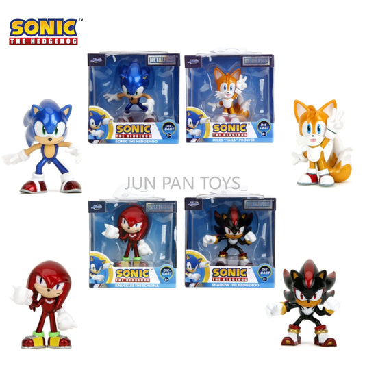 Original Sonic The Hedgehog Wave 1 Knuckles Shadow Miles Collectible Metalfigs 2.5 Inch Die-Cast Figure Kids Birthday Gift Toys