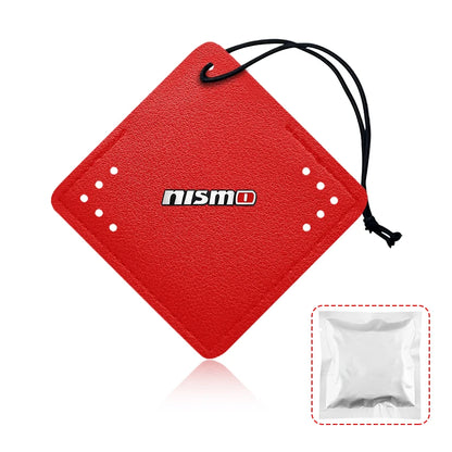 For Nismo Nissan Juke Tiida Teana GTR 350Z 370Z 240SX Car Aromatherapy Diffuser Necklace Fresh Air Suede Pendant 6 Scents