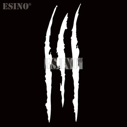Car Styling Ghost Claw Scratch Stripe Marks Headlight Decal Vinyl Decal Auto Body Decorative Stickers PVC Carving Vinyl Decal
