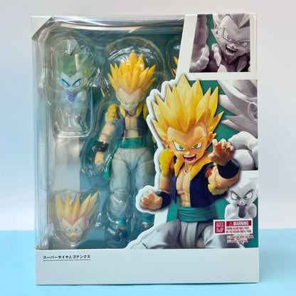 Bandai SHF Dragon Ball Super - Saiyan Beerus & Gotenks Action Figures Collectible Desktop Ornaments for Anime Fans