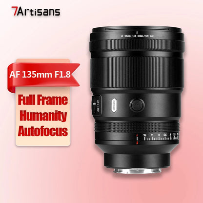 7artisans AF 135mm F1.8 Standard Prime Auto Focus Mirrorless Camera Lens for Humanities Photography with Sony FE Nikon Z L-mount