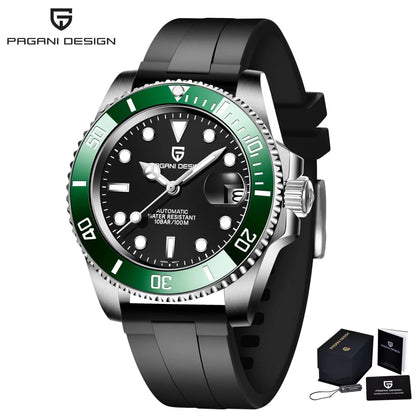 PAGANI Design 2026 New Men's Automatic Mechanical Watch 8215 40mm Stainless Steel Sapphire Glass Waterproof Reloj Hombre
