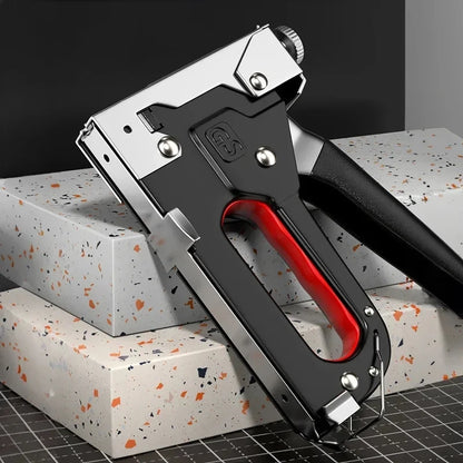 DIY furniture hand-stitched gun, four-in-one stitched gun with interior decoration, special woodworking stapler