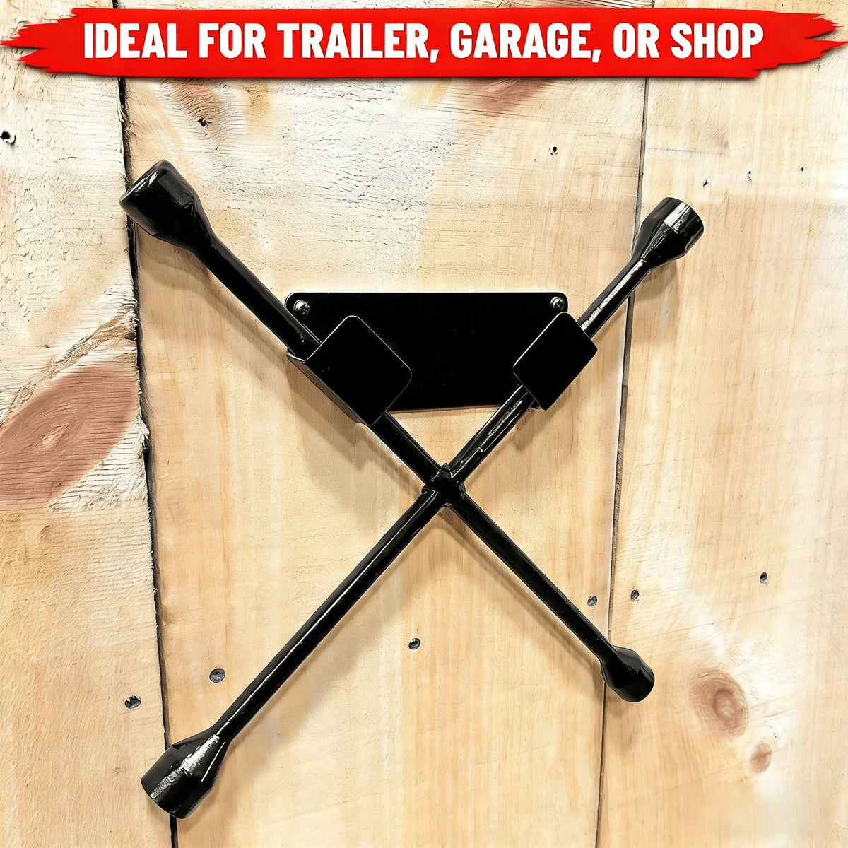 Wall Mounted Tire Wrench Storage Rack, Capable of Storing Tire Wrenches and Cross Wrench Storage Racks