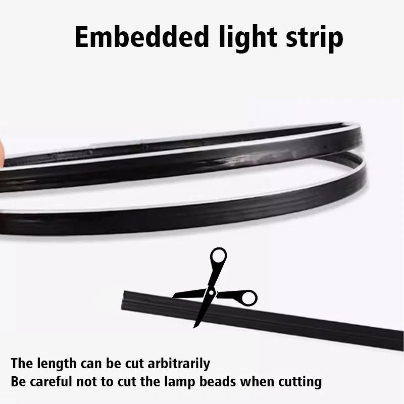 RGB USB Car Interior Decorative Lamps Strips Atmosphere Lamp Skylight Ambient Light App Remote Control Atmosphere Lamp Universal
