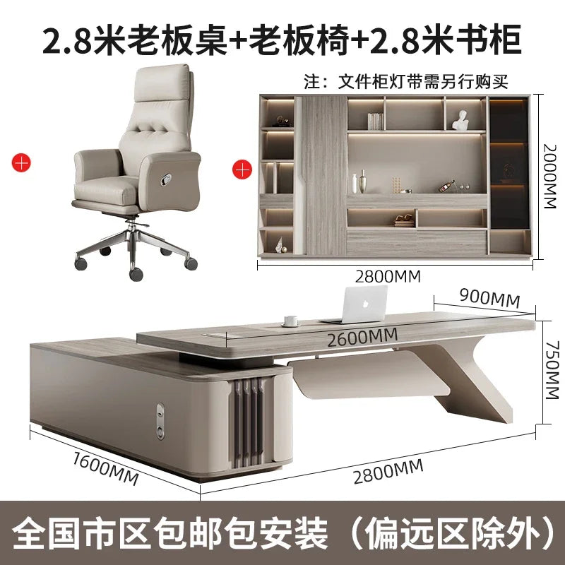 Unusual Executive Office Desk Creativity Drawers European Boss Computer Desks High End Designer Escritorio Oficina Furniture