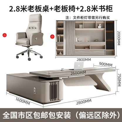 Unusual Executive Office Desk Creativity Drawers European Boss Computer Desks High End Designer Escritorio Oficina Furniture