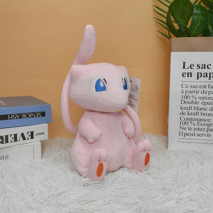 Mew Pokemon Plush Doll Kawaii Cartoon Go dex Mew Plush Toys Soft Stuffed Kawaii Anime Doll Pillow Birthday Gift For Kids
