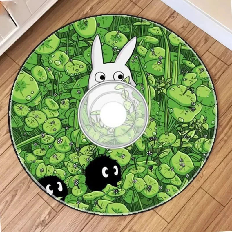 The Round Carpet of The Anime Game CD Is Suitable for Various Environments Durable Home Decoration Mat Bedroom Entrance Rugs