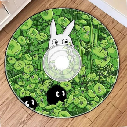 The Round Carpet of The Anime Game CD Is Suitable for Various Environments Durable Home Decoration Mat Bedroom Entrance Rugs