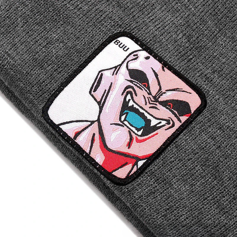 Anime Cartoon Dragon Ball Women Men Knitted Warm Winter Hats For Women Men Solid Hip-hop Casual Cuffed Beanies Bonnet
