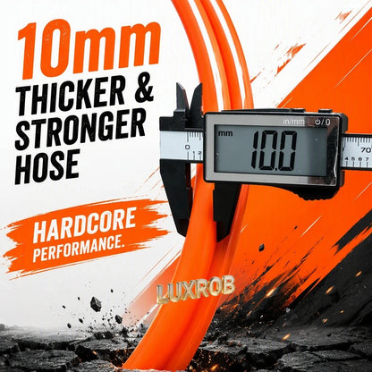 3-20M Drain Cleaning Hose 10mm 65Mn Spring Steel Pipe Sewer Drain Auger Cleaner with 9pcs Accessories for Pipeline Dredge Tool