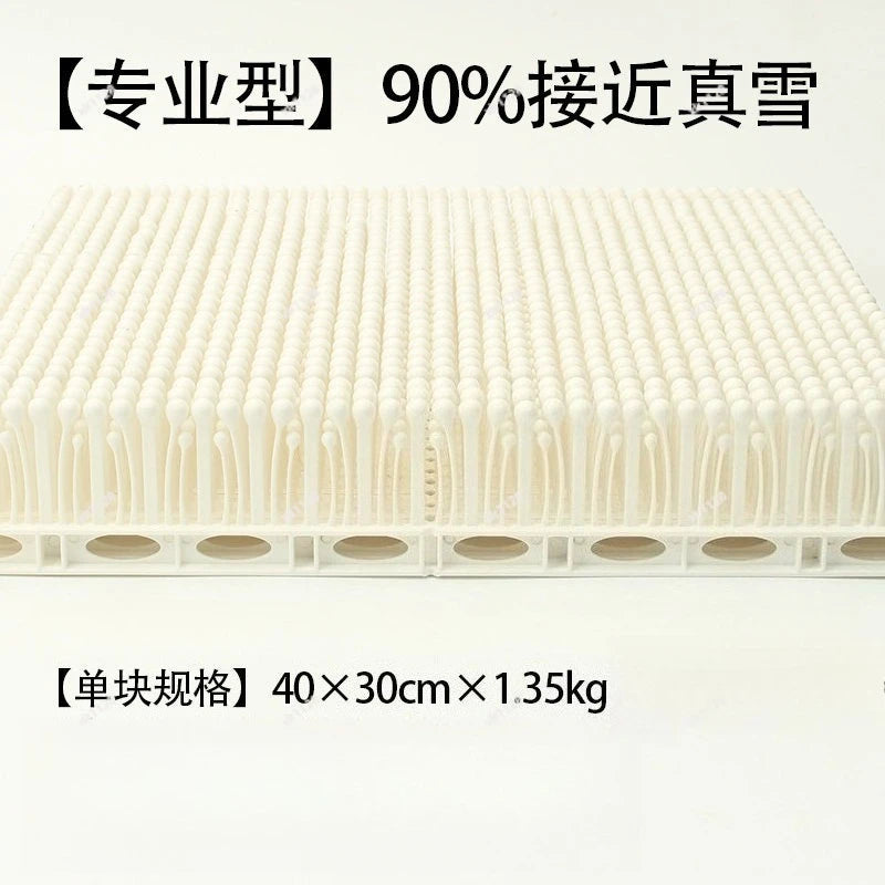 Dry Ski Mat Simulation Snow Carpet, Indoor Skiing Practice Pad for Snowboard Freestyle Park Training