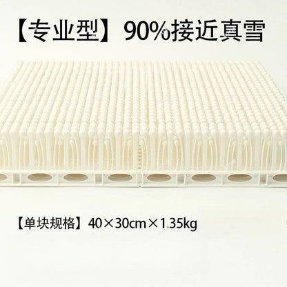 Dry Ski Mat Simulation Snow Carpet, Indoor Skiing Practice Pad for Snowboard Freestyle Park Training