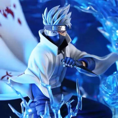 23cm Pvc Naruto Gk Anime Action Figure Hatake Kakashi Toy Figure Statue Ornament Collection Model Decora Figurine Christmas Gift