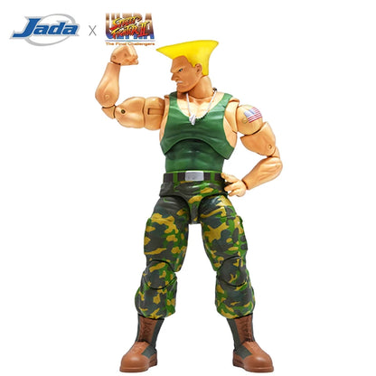 JADA Action Figure Street Fighter Collectible Figures: Akuma Balrog M.Bison Ken Guile Dhalsim ChunLi | Limited Edition ~15-17 CM