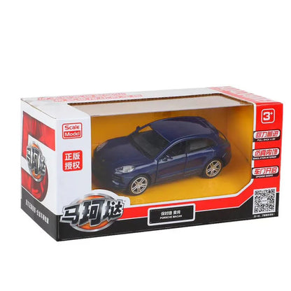 1:36 MACAN SUV High Simulation Alloy Diecast Car Model Toy With Pull Back For Children Gifts Toy Collection F244