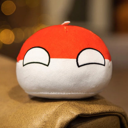 Country Ball Plush Toys 70 Styles 10cm Polandball Pendant Country Balls Countryball Stuffed Doll Xmas Birthday Gifts for Kids