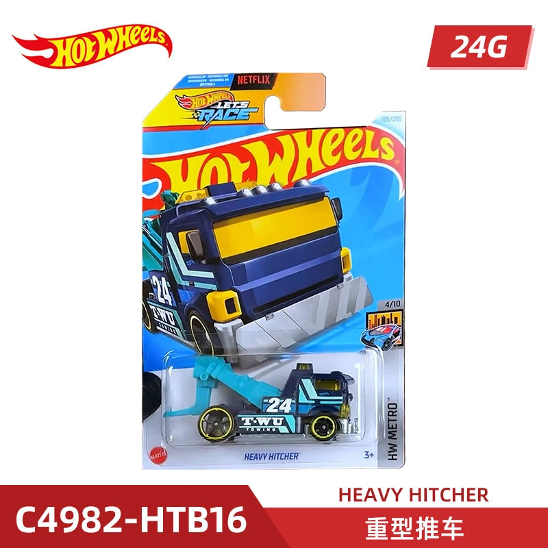 Original Mattel Hot Wheels Car Toys 1/64 Diecast C4982 2024G Volkswagen T2 Pickup Hirohata Merc Vehicle Model Toy for Boys Gift
