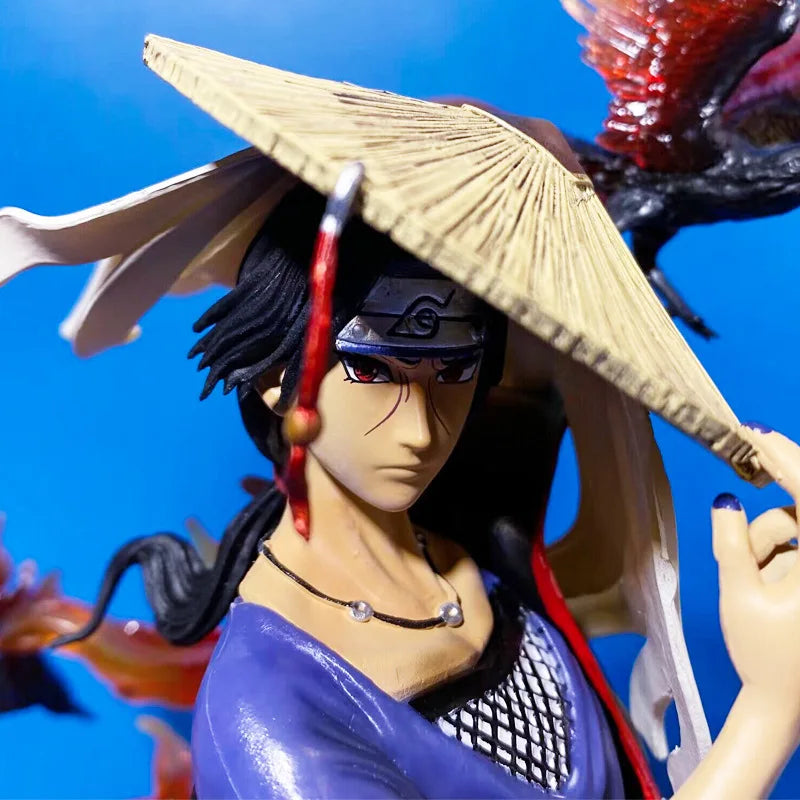 31cm Anime Figure Uchiha Sasuke Itachi Action Figure Figures PVC Statue Model Doll Collection Toy Gift Kids