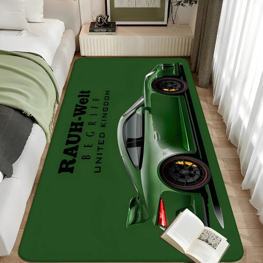 Tokyo JDM RWM Sports Car Carpet for Home Decor Floor Mat Living Room Rugs Bedroom Hallway Non-Slip Carpet Kitchen Rug Doormats