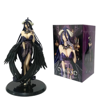 2026 Hot 18/24cm OVERLORD King of the Undead Albedo Armor Design Model Figure Collection Series Doll Toys Fans Birthday Gifts