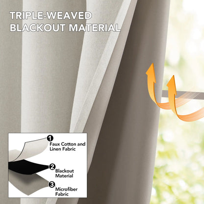 350cm Height Custom Made 100% Blackout Curtains Extra Long Noise Reducing Curtains Bedroom Living Room Curtains