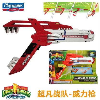 In Stock Playmates Mighty Morphin Power Rangers Re-Ignition Blade Blaster Dragon Knife Sound Effect Accessories Doll Toy Gift