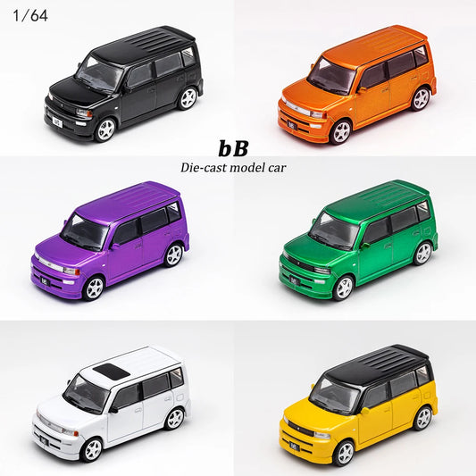 DCT 1/64 BB Model Car Van K-Car Vintage Cars JDM Vehicle Diecast Car Collection Toy Station Vehicle With Display Case