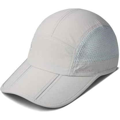 GADIEMKENSD Men Women Folding Climbing Peaked Cap Baseball Cap Outdoor Breathable Camping Hiking Quick Drying Trekking Sun Hat