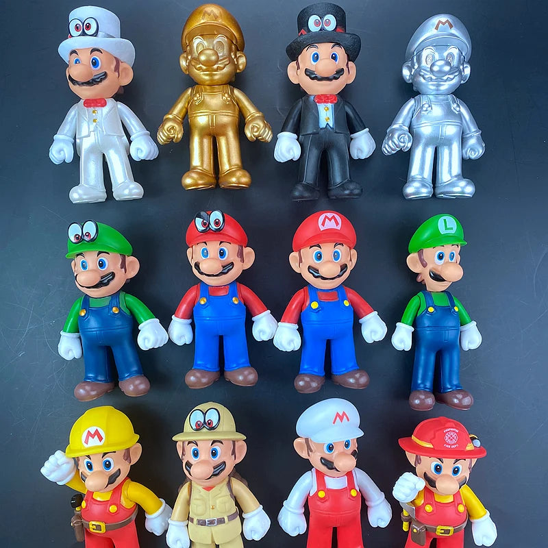12cm Cartoon Dolls Model Anime Figures  Creative Collectible Model Toys Birthday Gift