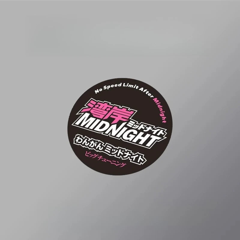 Midnight Club Wangan JDM Racing Sticker Set 2 Styles Japanese Kanji Pink Purple Night City Waterproof Vinyl