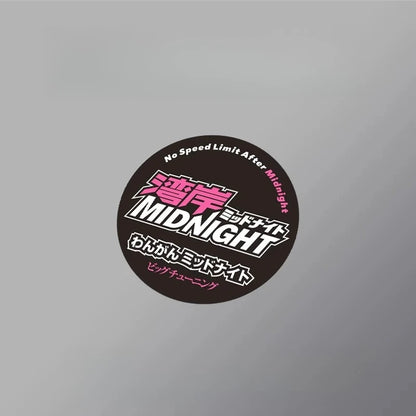 Midnight Club Wangan JDM Racing Sticker Set 2 Styles Japanese Kanji Pink Purple Night City Waterproof Vinyl