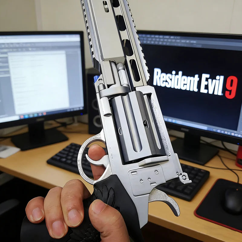 Resident Evil Requiem Leon Kennedy 3D Printed Gun GK Model Collectible Horror Game Peripheral Desktop Display Prop Toy Gift