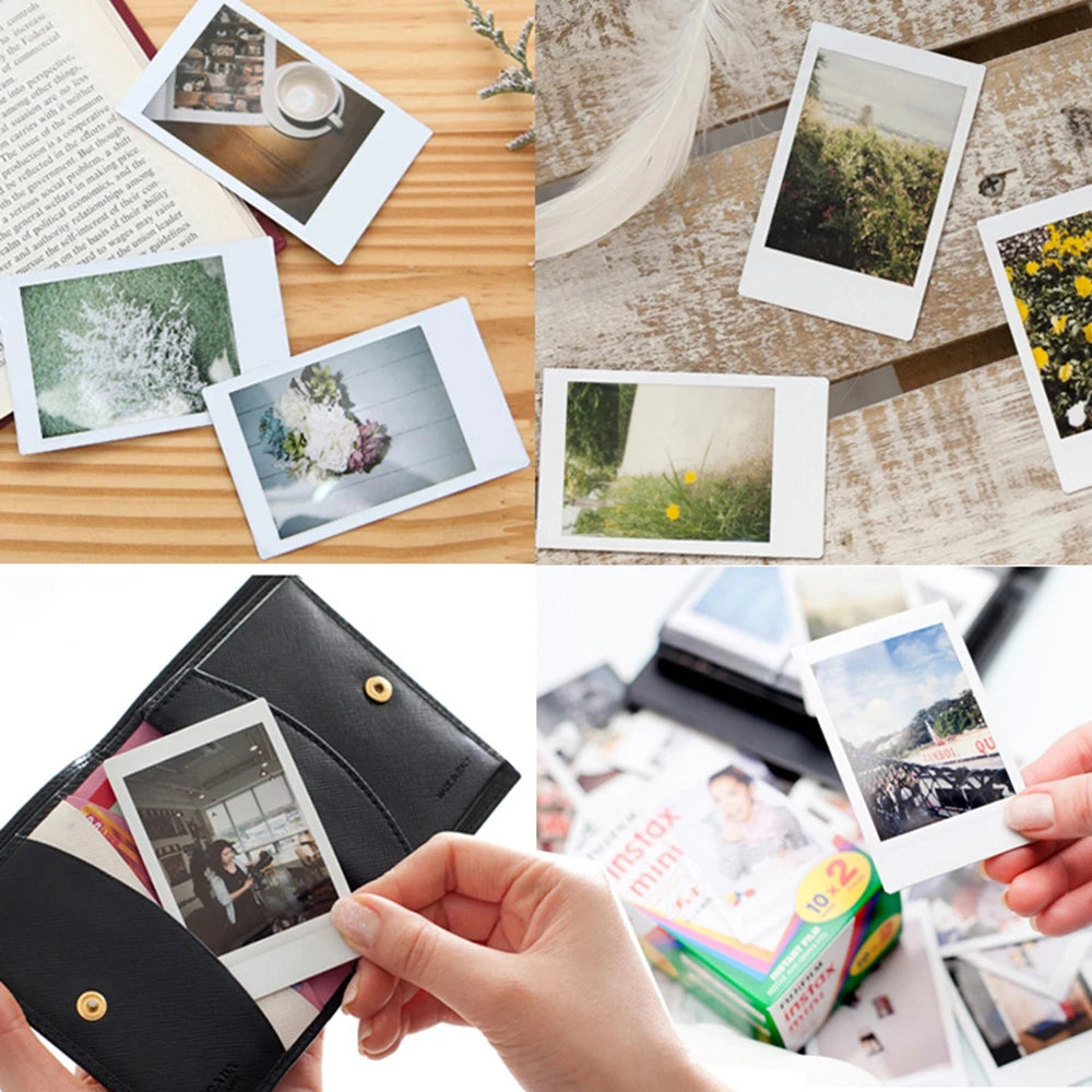 Fujifilm Instax Mini Film White 10 20 40 60 80 100 Sheets For FUJI Instant Photo Camera Mini 12/11 9 8 7 70 90 Film Camera