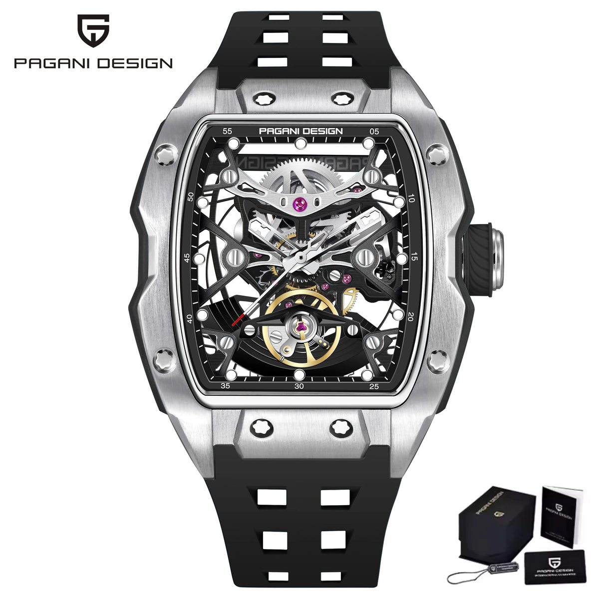 PAGANI Design 2026 New Men Automatic Mechanical Watch Miyota 8215 Sapphire Crystal 40mm Stainless Steel Waterproof