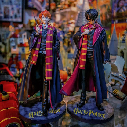 GONG Harry Potter Magic Era Malfoy Snape Harry Potter Ron Weasley Hermione Granger Action Figurine Collection Gift Desktop Decor