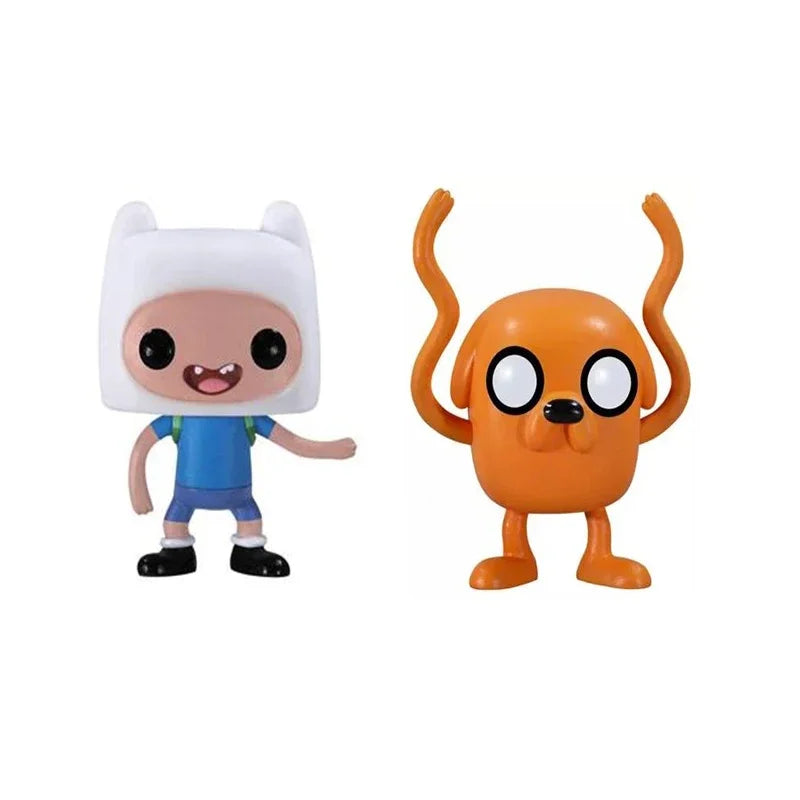 Funko POP Adventure Time JAKE 33 FINN 32 POP Vinyl Dolls Figure Model 10cm Collection Toys for Children Gifts