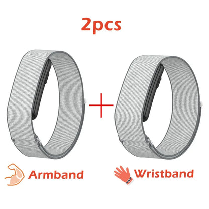 Adjustable Upper Arm Bicep & Wrist Strap for Garmin CIRQA Premium Custom Nylon Loop Soft Replacement Smart Sport Band Accessory
